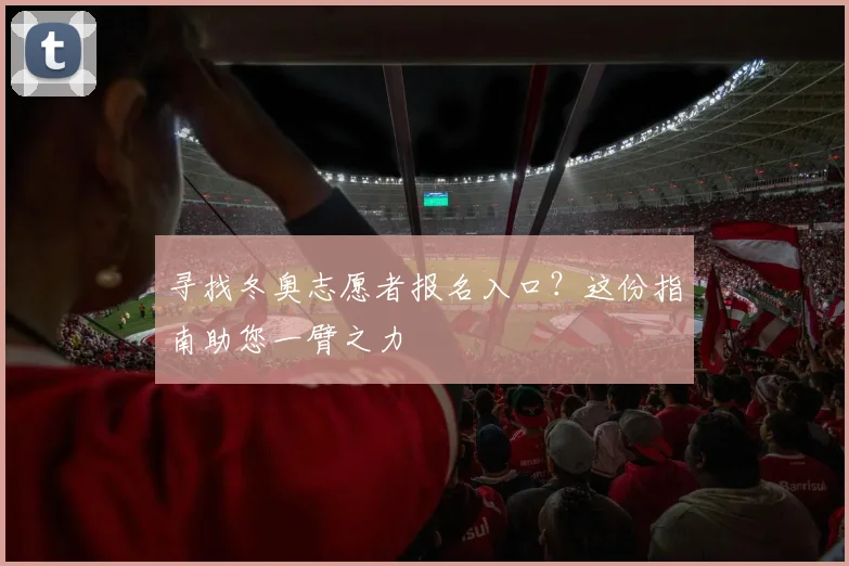 寻找冬奥志愿者报名入口？这份指南助您一臂之力