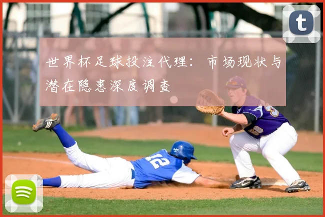 世界杯足球投注代理:市场现状与潜在隐患深度调查
